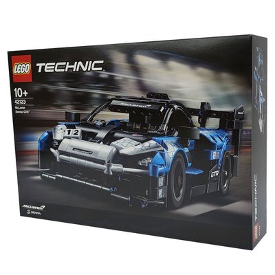熱銷 LEGO 積木42123機械組邁凱倫塞納GTR賽車模型兒童拼裝玩具男孩可開發票