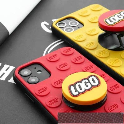 潮牌 LEGO 支架手機殼 蘋果 iphone 13 12 11 Pro Max 防摔手機殼 XR XSma Y1810