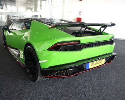【耀天國際】Lamborghini LP610 Huracan R款 抽真空 卡夢尾翼