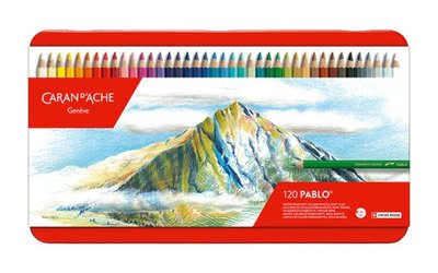 【品 · 創藝】精品美術-瑞士CARAN DACHE卡達 PABLO 專家級油性色鉛筆-120色