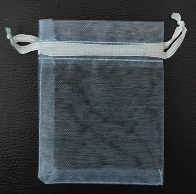 50個藍色網紗緞帶拉繩束口袋 可當禮品袋 糖果袋 點心袋 包裝袋  喜糖袋 禮物袋
