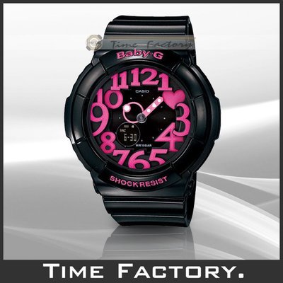 【時間工廠】全新 CASIO BABY-G 霓虹LED造型腕錶 BGA-130-1