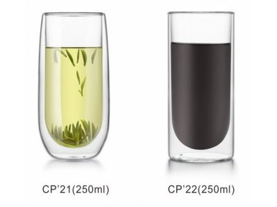 Linox CP-21 雙層玻璃杯250ml 1入組 雙層杯 耐熱玻璃杯 雙層隔熱杯 非BODUM雙層杯