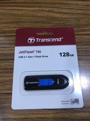 點子電腦-北投.◎創見 Transcend JetFlash 790 USB3.1 128G 隨身碟◎550元