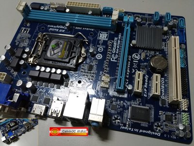 技嘉GA-B75M-HD3 1155腳位 Intel B75晶片組 2組DDR3 6組SATA 內建HDMI 多重顯示