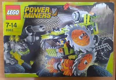 二手絕版樂高 Lego Power Miners 動力礦工系列 岩石塊清障車, #8963, 積木近全新