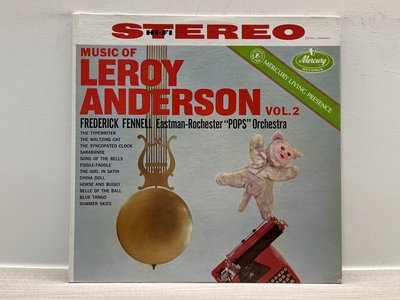 晨雨黑膠【古典】TAS,美首版,Mercury,FR1,彩背,Music Of Leroy Anderson,Vol.1