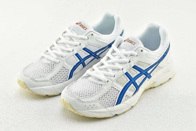 【實拍】ASICS 亞瑟士 GEL-CONTEND 4 白藍 慢跑鞋 男女鞋
