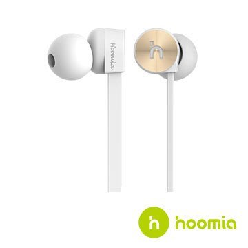 hoomia 好米亞 E1G (簡潔白) 鸚鵡螺入耳式立體聲耳機