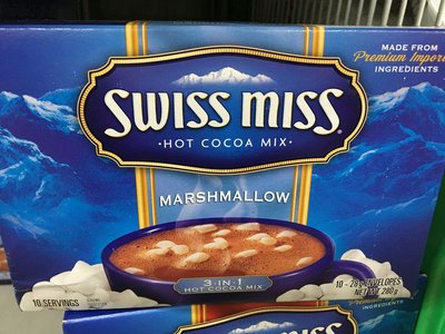 【日日小舖外送代購】Swiss Miss 棉花糖 牛奶巧克力可可粉 單包裝 每盒28克x10包