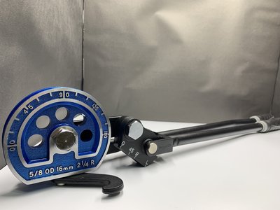 【黑鑽系列】專利省力型黑鑽彎管器 冷氣銅管彎管器 輕量化 多色系列 五分-天空藍