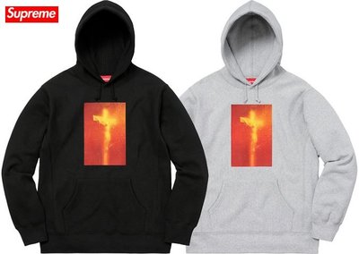 【超搶手】全新正品 2017 Supreme Piss Christ Hooded Sweatshirt 耶穌十字架帽T