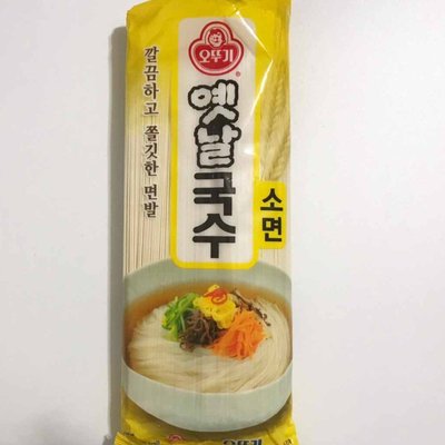 韓國 不倒翁OTTOGI 傳統細麵條 500g