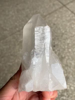 西馬拉雅平頂水晶原石268克【老王收藏】7456