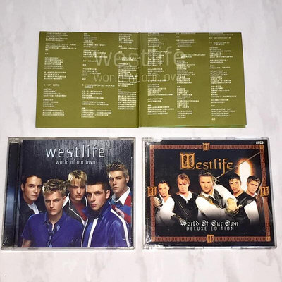 西城男孩 Westlife 2002 我們的世界 World Of Our Own 台灣版專輯 CD+AVCD 附中譯