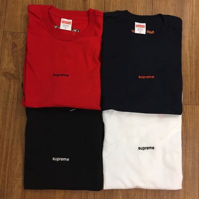 xsPC Supreme 18ss FTW tee Fuck The World 該死的世界經典Logo 刺繡短