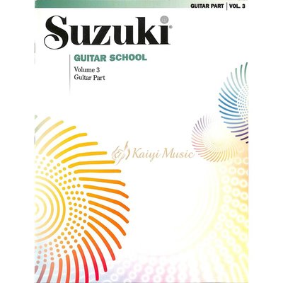 Kaiyi Music 【Kaiyi music】 書第3冊+CD第3集 Suzuki guitar school part&CDs vol-3