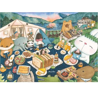 Mini Han 兔兔 野餐露營趣 （台旺文創, 520片，TW-520-053，台灣拼圖)
