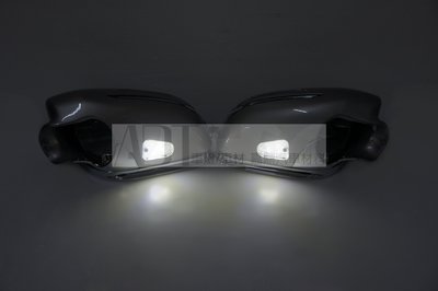 ~~ADT.車燈.車材~~BENZ W211 07 08 09 箭型LED後視鏡外蓋含照地燈 小改款專用