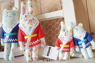 ˙ＴＯＭＡＴＯ生活雜鋪˙日本進口雜貨夏日限定祭り宇宙人 CRAFTHOLIC兔子 熊吊飾 包掛(現貨)