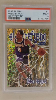 1998-99 Fleer Electrifying #1 Kobe Bryant PSA9