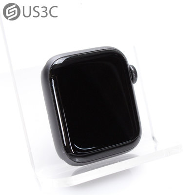 【US3C-台南店】【一元起標】Apple Watch 4 40mm GPS 太空黑色 鋁金屬邊框 電子心率感測器 光學心率感測器 陀螺儀 二手智慧穿戴裝置