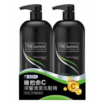 [COSCO代購4] D301000 TRESemme 維他命C深層清潔洗髮精 900毫升 X 2入