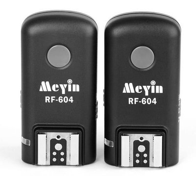 呈現攝影-Meyin 領藝 RF-604 無線閃燈觸發器 Canon 收發一體 閃光燈 引閃器 RF-602 NCC認證