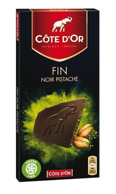 比利時代購巧克力-Cote d'Or 比利時大象牌碎開心果巧克力70%，買10片送1片，另有提供86%供顧客選購。
