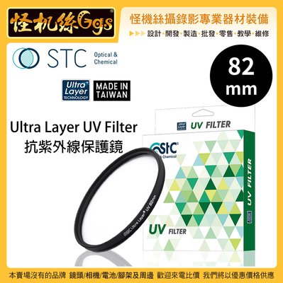 怪機絲 STC 82mm Ultra Layer UV Filter 抗紫外線保護鏡 薄框 鍍膜 高透光 抗靜電 鏡頭