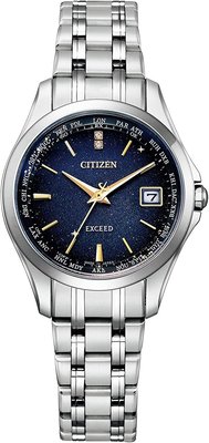 日本正版 CITIZEN 星辰 EXCEED EC1120-67L 女錶 手錶 電波錶 光動能 日本代購