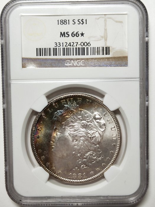 アンティークコイン コイン 金貨 銀貨 [送料無料] 1898-O Morgan Silver Dollar NGC MS66 コレクション |  artelinea.mx