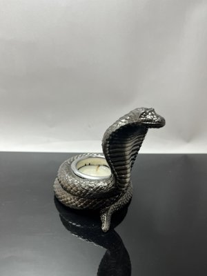 眼鏡蛇造型 燭台 燭臺 鋅合金材質 交換禮物 創意禮物 文青小物
