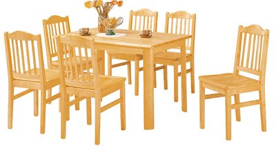 【上丞家具】台中免運 375-4 扇形腳3.5×2尺西餐桌 長方桌 長餐桌 長方桌 木餐桌 餐桌 餐椅