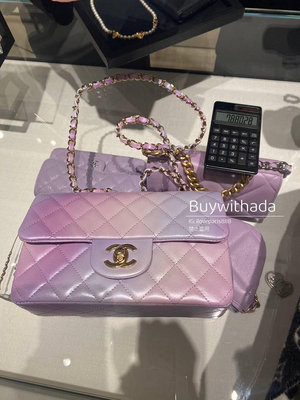 Chanel 連線 Mini cf 20 cm 漸層紫色系 連線$1xxxxx  漲價前報價⚠️