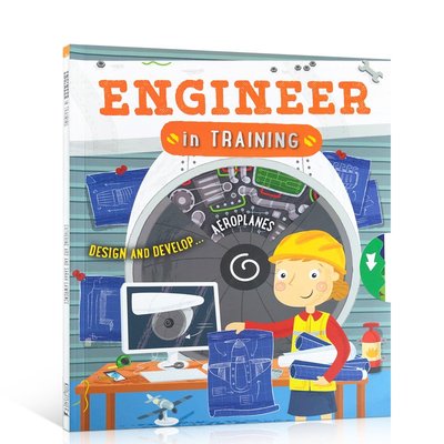 英文原版繪本 Engineer in Training 工程師培訓兒童工程師知識科普圖畫書 2-3-4-5-6歲幼兒啟蒙