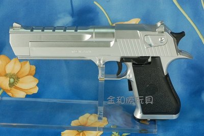 JHS（（金和勝 生存遊戲專賣））台製 SRC 沙漠之鷹 銀色 電動手槍 6014