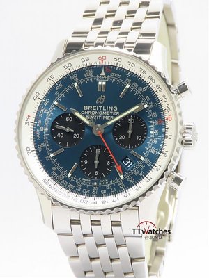 台北腕錶 Breitling 百年靈 Navitimer B01 計時碼錶 AB0121 2022年 187505