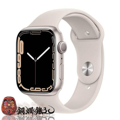 【破銅爛鐵3C】全新 Apple Watch Series7 S7 (GPS+Cellular) 星光色 鋁金屬錶殼 45mm A001 ＃歡迎舊機折抵