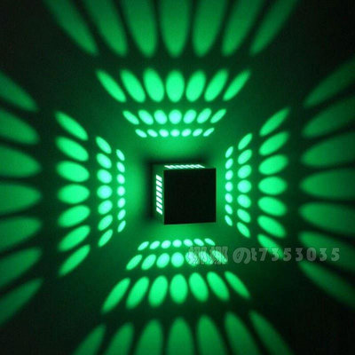 🌞現代led壁燈鋁壁燈3w AC85-265V七彩LED