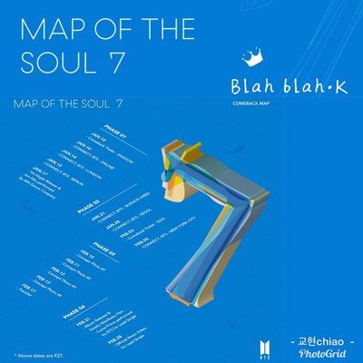 一套官網團！防彈少年團 BTS MAP OF THE SOUL : 7 專輯代購 正規7輯 專輯