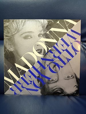 ~花羨好物~《瑪丹娜 Madonna》1986 年日版45轉LP黑膠唱片 「 宇宙攀登」~適擺飾一1005