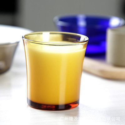 法國進口duralex多萊斯鋼化玻璃杯彩色家用水杯餐廳果汁杯咖啡杯