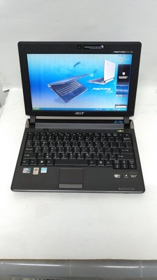 Acer Aspire one pro10.1吋 黑色小筆電2G記憶體/160G硬碟二手很少用 九成五新使用功能正常 已過原廠保固期