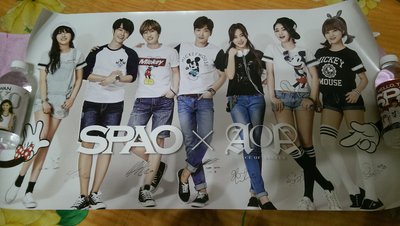 韓國SPAO MIXXO品牌開幕限量海報--利特、銀赫、東海 Super Junior及少女時代韓迷