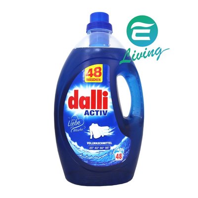 【易油網】【缺貨】dalli 全效能 藍色洗衣精 ACTIV 3.6L #27106