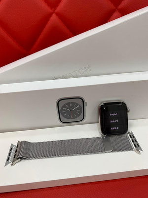 【艾爾巴二手】Apple Watch S8 LTE 45mm (A2775) 不繡鋼 銀#二手手錶#錦州店 56YFH