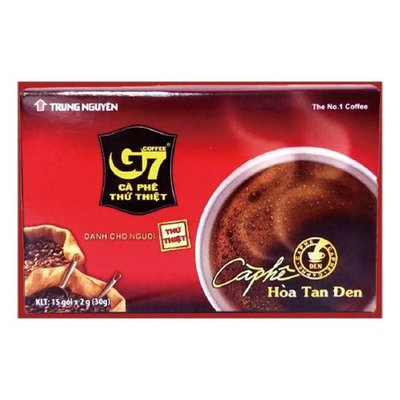 越南 G7 純咖啡15入(盒裝) 黑咖啡【小三美日】D120187