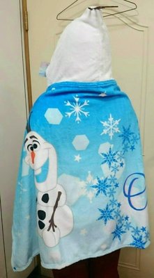 迪士尼正版 冰雪奇緣 雪寶 披肩毯 保暖毯 毛毯