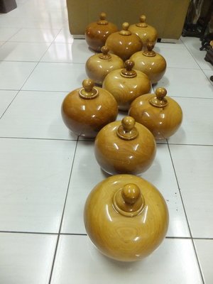[台灣珍藏館]臺灣國寶肖楠山材聚寶盆~共十顆,以材計價,可分賣